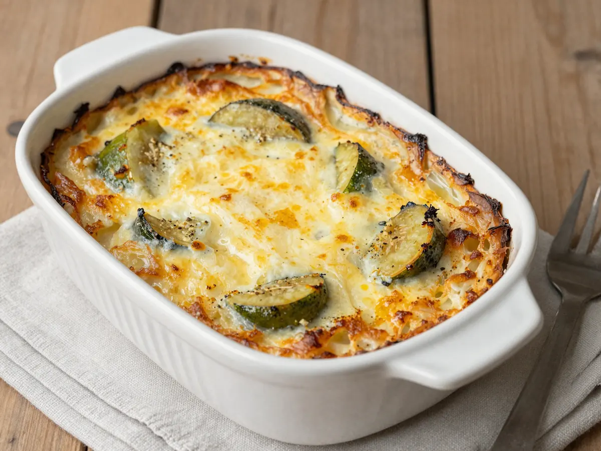 Gratin de chouchou, plat réunionnais